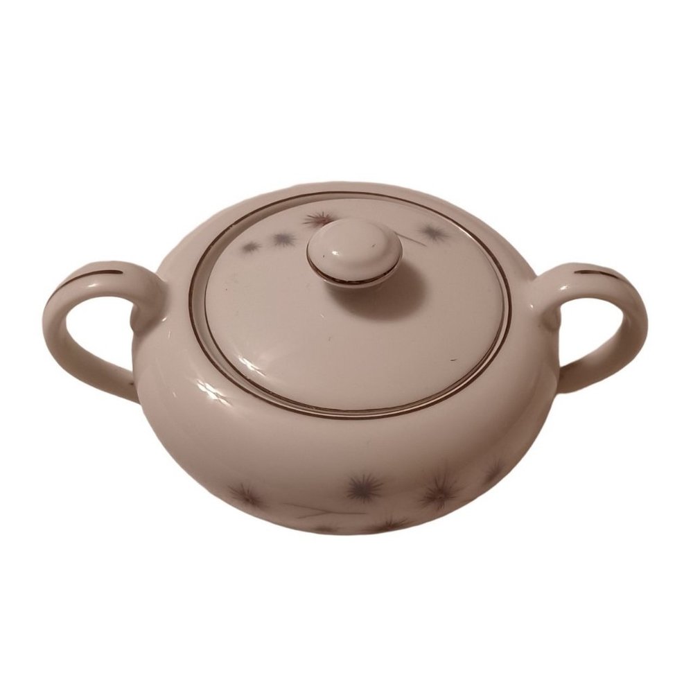 Creative Fine China Sugar Bowl & Cups
